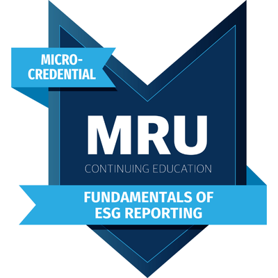 MRU micro credential logo