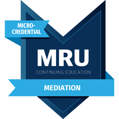 MRU micro credential mediation logo