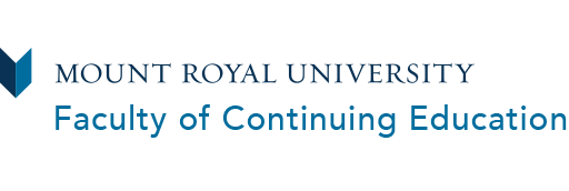 Faculty of Continuing Education at Mount Royal University logo